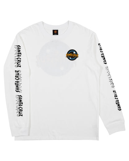 Santa Cruz Roskopp Iris longsleeve tee - White