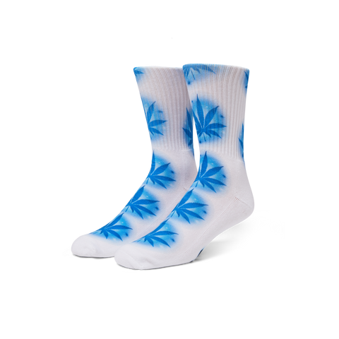Airbrush digital plant sock - blue