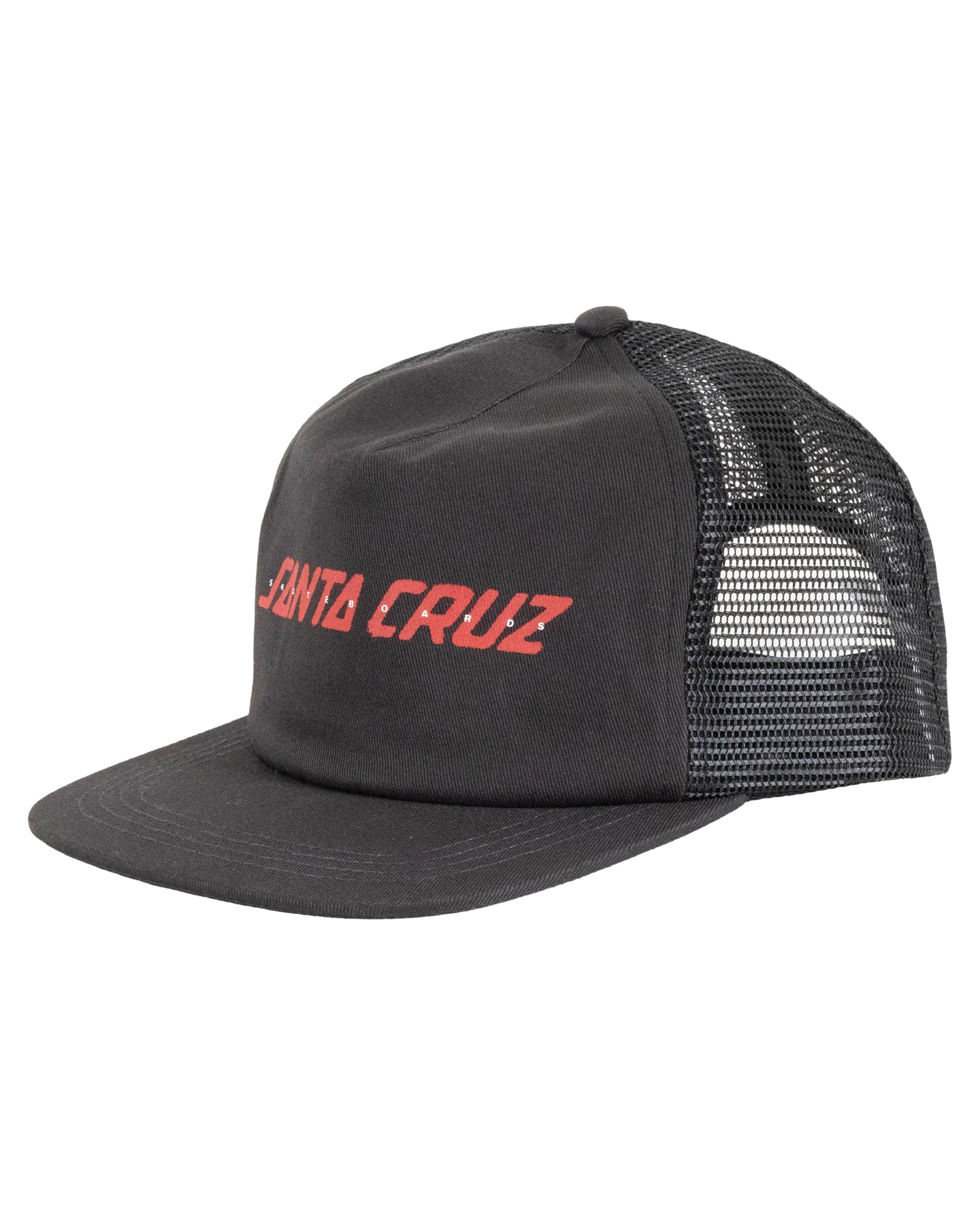 Santa Cruz spray strip trucker cap - black YOUTH