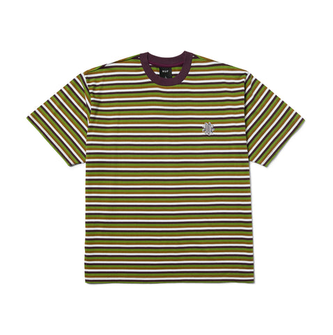 HUF APOLLO STRIPED TEE - GREEN