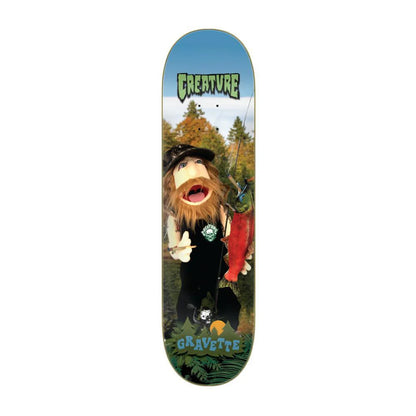 Creature Pro Skateboard Deck Gravette Fuzzy Fiend Multi 8.3"