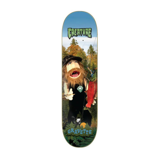 Creature Pro Skateboard Deck Gravette Fuzzy Fiend Multi 8.3"