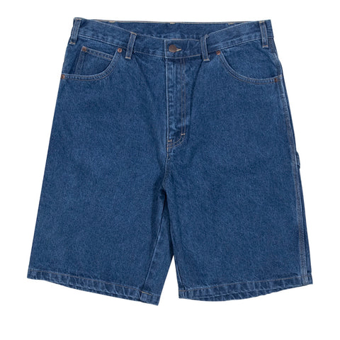 Dickies YOUTH denim relaxed fit carpenter short - Stone Washed Indigo