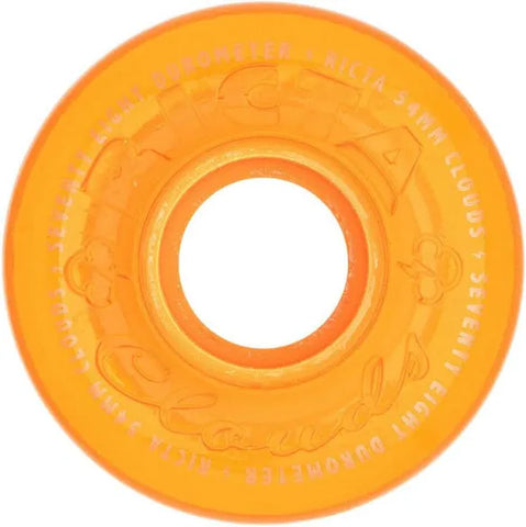 RICTA - HI VIS CLOUDS ORANGE 54MM 78A SKATEBOARD WHEELS