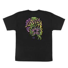 Stranger Things Demogorgon Dot Youth Santa Cruz T-Shirt - BLACK