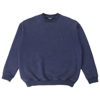PASS~PORT SOLID WORKERS SWEATER - NAVY