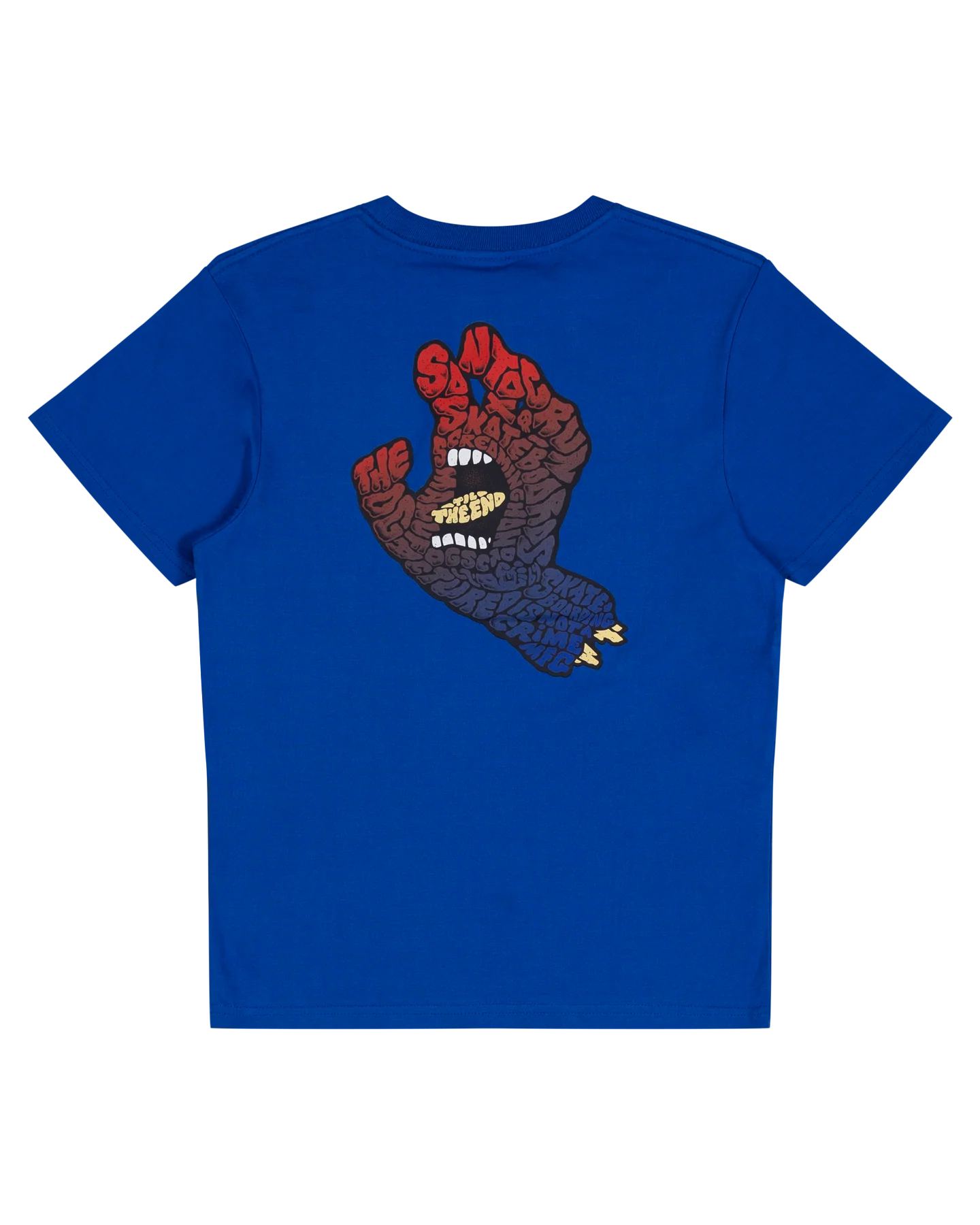 SANTA CRUZ LETTER HAND TEE - COBALT