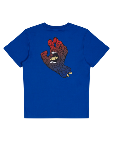 SANTA CRUZ LETTER HAND TEE - COBALT