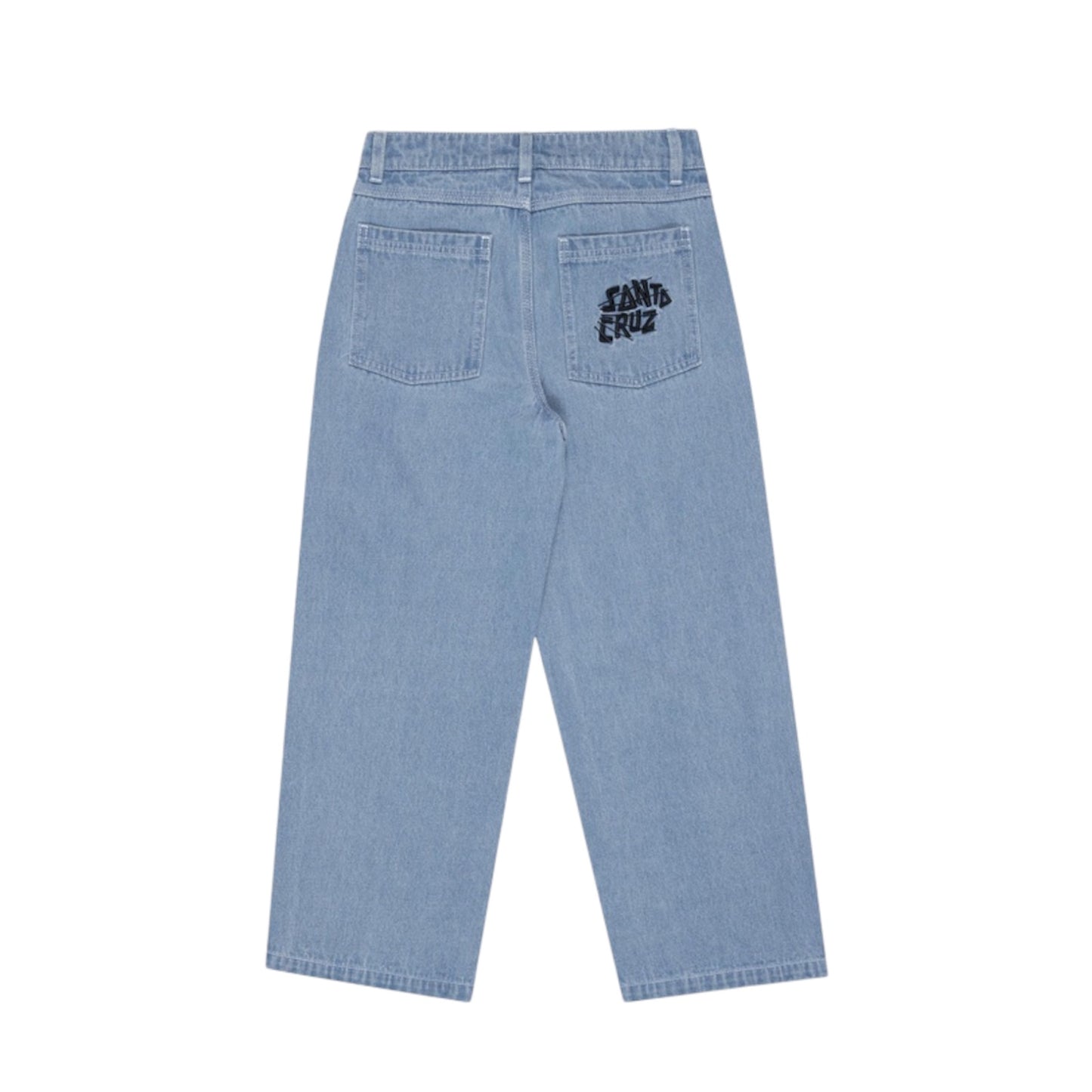 Santa Cruz yelling stack baggy denim jeans - mid blue