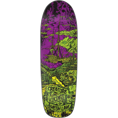 CREATURE - TEAM VIKING OF HESH LAW XX 9.55 SKATEBOARD DECK