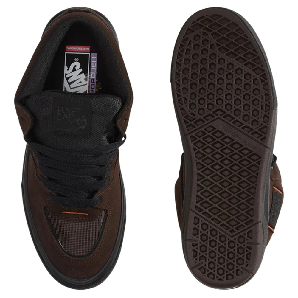 VANS - RIZZO SKATE HALF CAB WAFFLECUP SHOES BROWN/BLACK