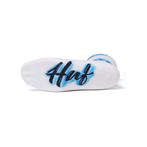 Airbrush digital plant sock - blue