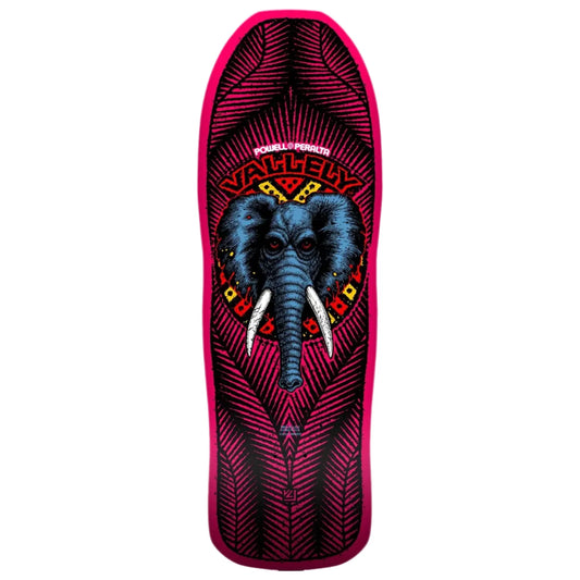 POWELL PERALTA - MIKE VALLELY ELEPHANT PINK 10.0 REISSUE SKATEBOARD DECK