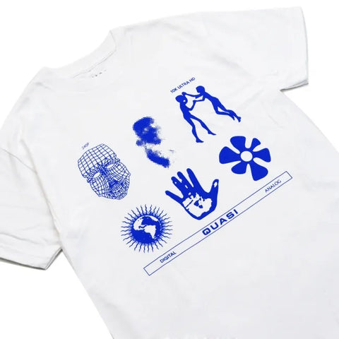 QUASI STATION TEE - WHITE