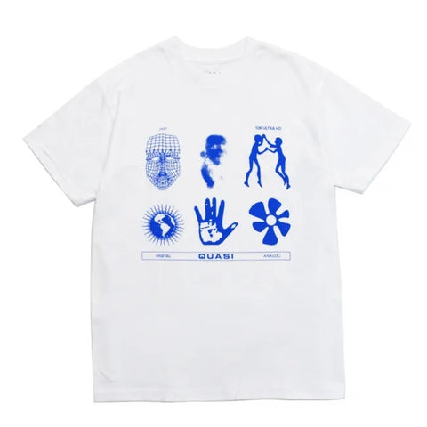 QUASI STATION TEE - WHITE