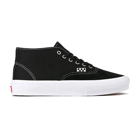 Vans Skate Authentic Mid Skate Shoe - Black/White