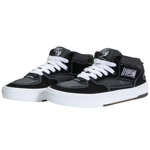 VANS - SKATE HALF CAB WAFFLECUP SHOES BLACK/WHITE