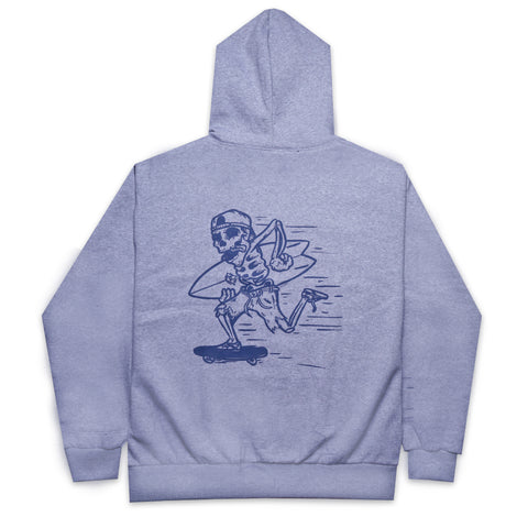 SOGGYBONES SKELETON HOOD - GREY