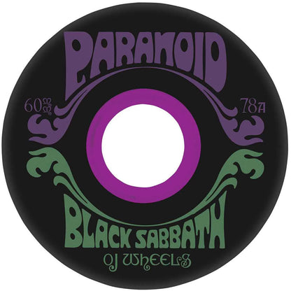 OJ - BLACK SABBATH PARANOID SUPER JUICE 60MM 78A SKATEBOARD WHEELS
