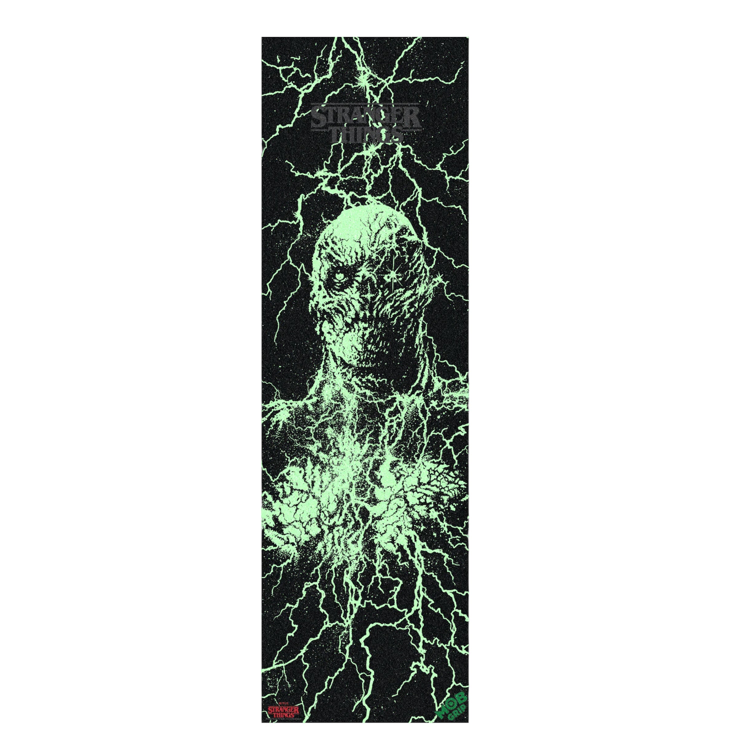 10in Stranger Things Vecna Glow In The Dark Mob Skateboard Griptape
