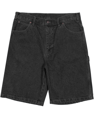 Dickies YOUTH DX200Y denim carpenter short - rinsed black