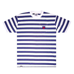 SOGGYBONES WOVEN POCKET TEE - STRIPPED