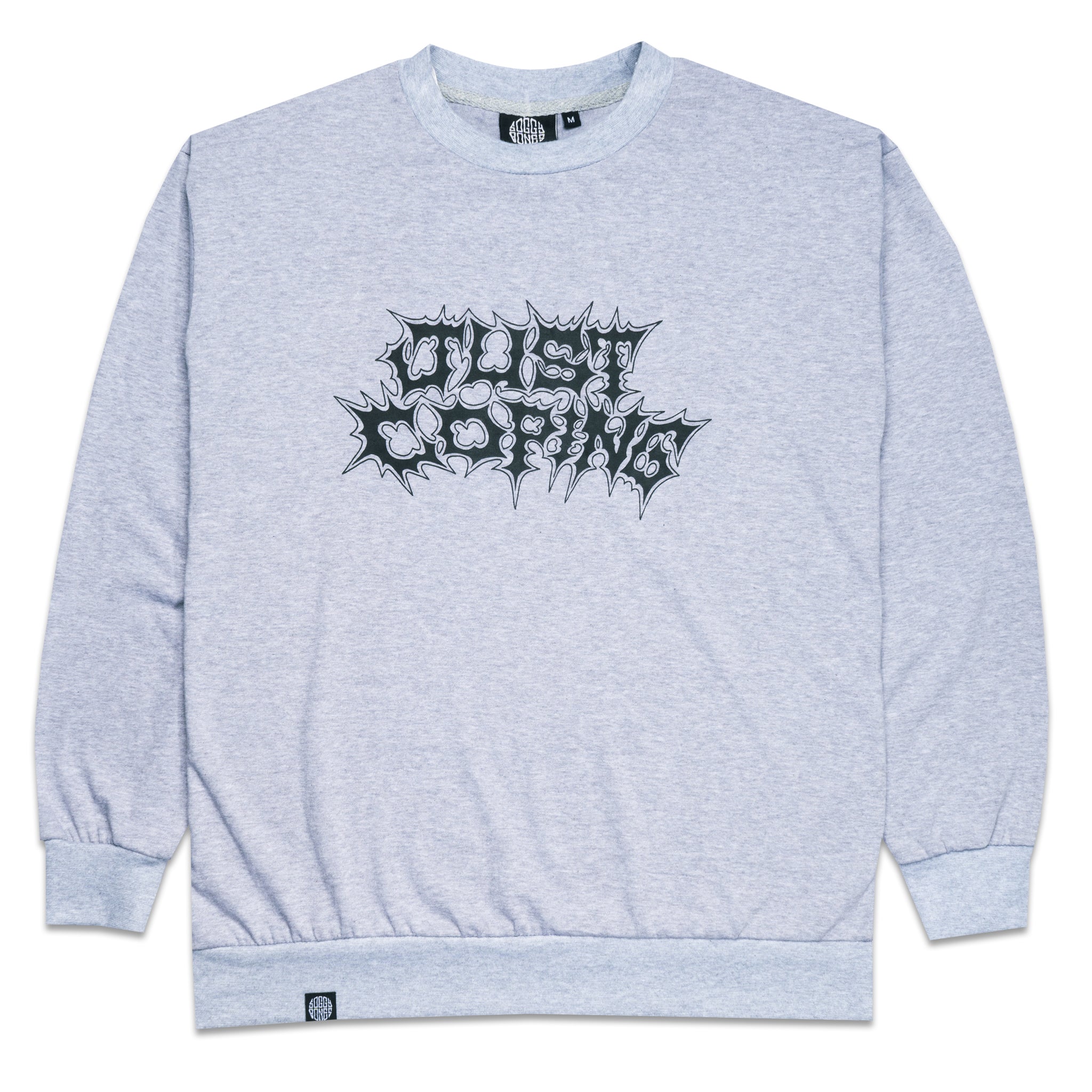 SOGGYBONES JUST COPING HEMMED LONGSLEEVE TEE - GREY