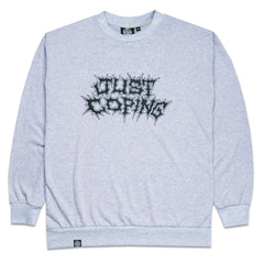 SOGGYBONES JUST COPING HEMMED LONGSLEEVE TEE - GREY