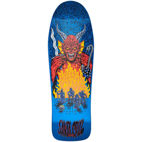 SANTA CRUZ - STRANGER THINGS KNOX HELLFIRE PIT 10.07 SKATEBOARD DECK