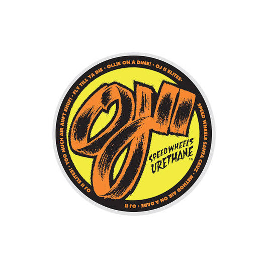 OJ - SPEEDWHEELS ELITE 3.5" STICKER