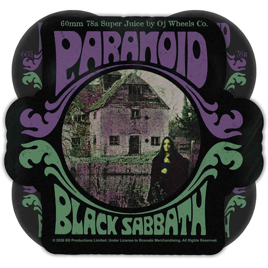 OJ - BLACK SABBATH PARANOID SUPER JUICE 60MM 78A SKATEBOARD WHEELS