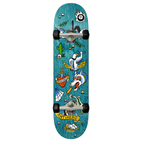 Antihero Complete Skateboard - No Regerts 7.75"