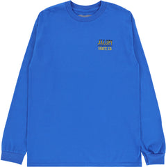 Anti hero Jalopi return long sleeve tee - royal blue