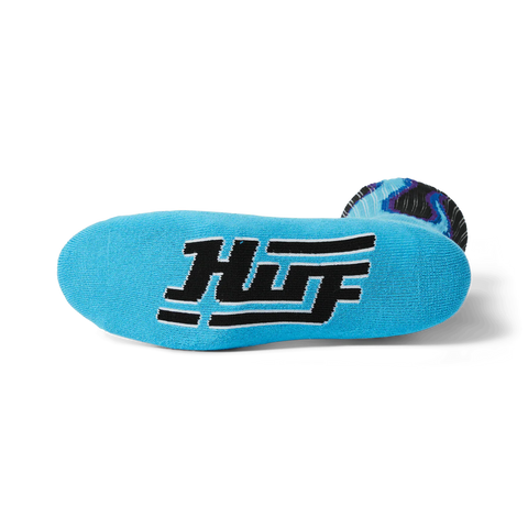 HUF EXAUST CREW SOCK - BLACK / BLUE