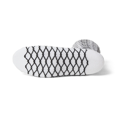 HUF BROKEN FENCE CREW SOCK -  WHITE