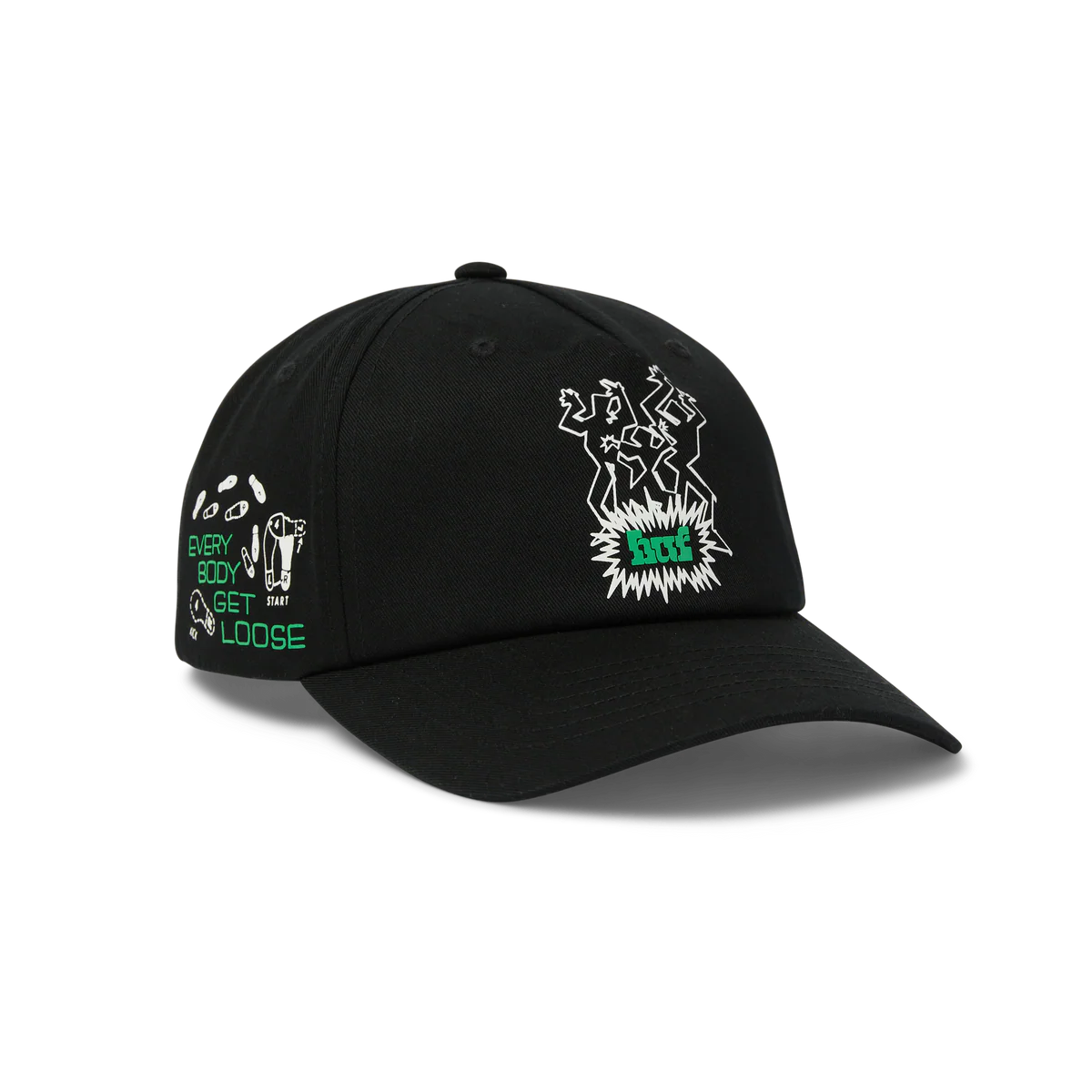 EVERYBODY GETS LOOSE SNAPBACK - BLACK