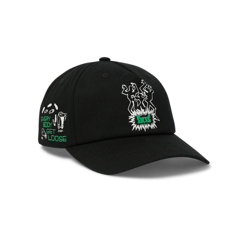 EVERYBODY GETS LOOSE SNAPBACK - BLACK