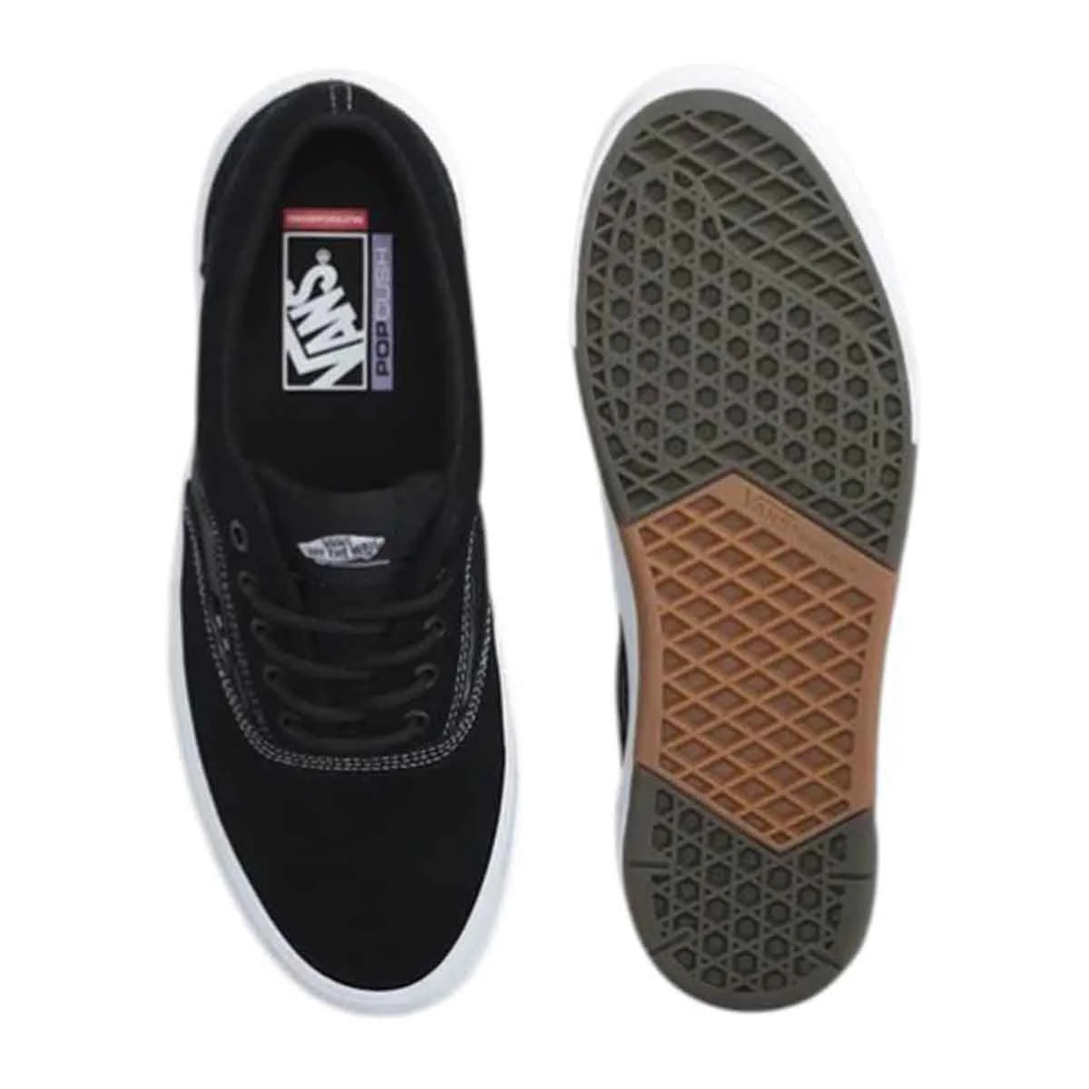 VANS - SKATE ERA WAFFLECUP SHOES BLACK/WHITE