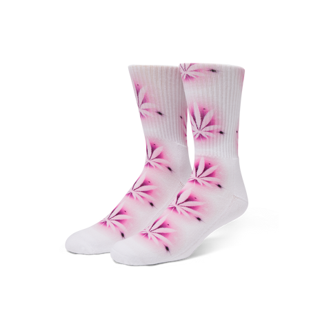Airbrush digital plant sock - pink