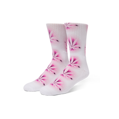 Airbrush digital plant sock - pink