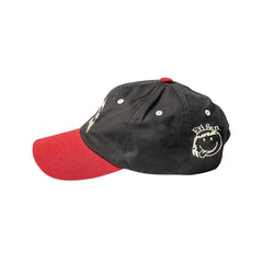 Evisen one up 6panel cap - Dark grey / red