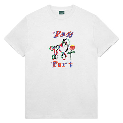 Pass~Port poodle organic tee - White