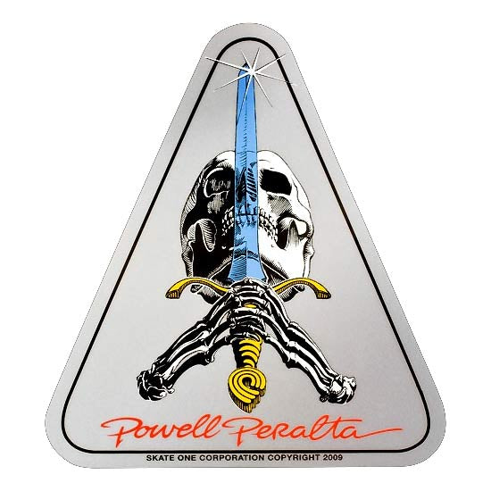 POWELL PERALTA SKULL & SWORD STICKER