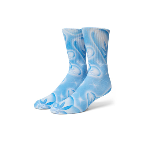HUF LOVE IN THE AIR PLANTLIFE SOCK - BLUE