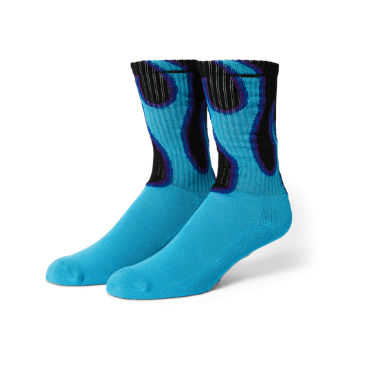 HUF EXAUST CREW SOCK - BLACK / BLUE