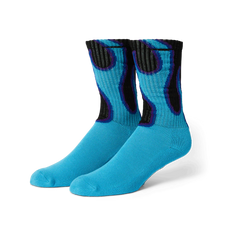 HUF EXAUST CREW SOCK - BLACK / BLUE