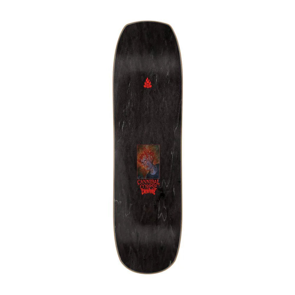 Creature Skateboard Deck Cannibal Corpse Chaos Horrific Black Red 8.75"