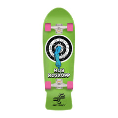 Santa Cruz Roskopp One 10.0" Complete Cruiser Skateboard - Green