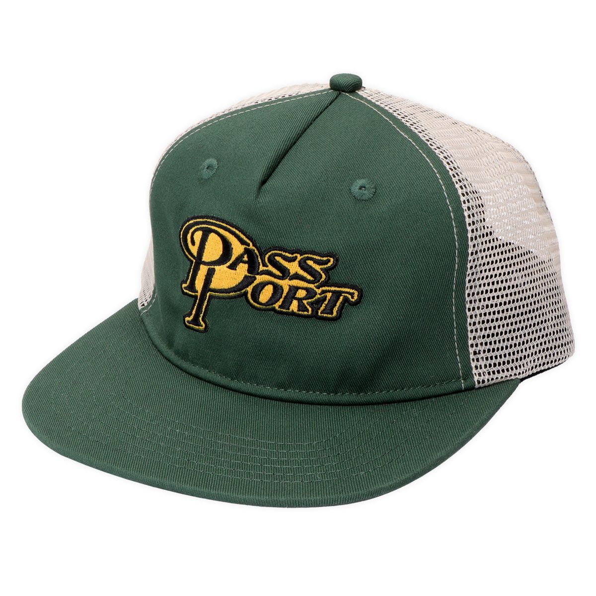 PASS~PORT MINIMUM OUTPUT WORKERS TRUCKER CAP - GREEN