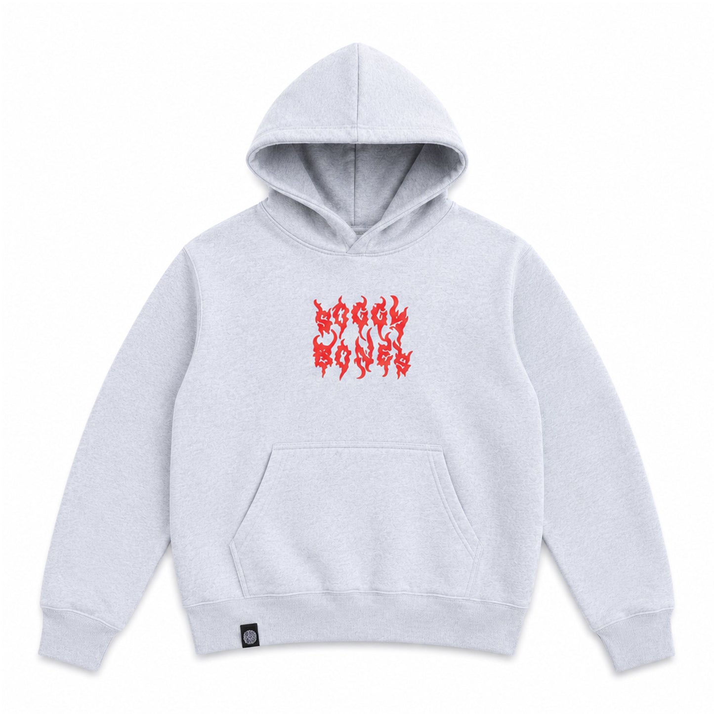 Soggy Bones YOUTH Chains Hood – Grey Marl